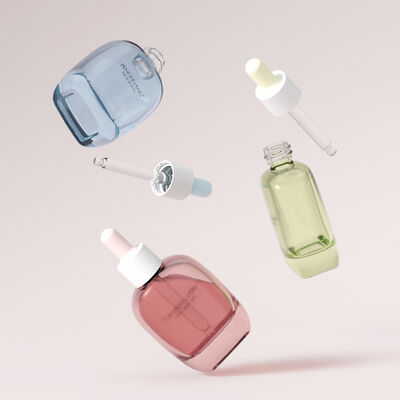 30 ml glazen serumdrupper Fles olie serumfles met zijde scherm Warm stempelen Etikettering ideaal voor essentiële oliën en huidverzorgingsproducten