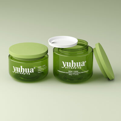 Duidelijke of gekleurde plastic crème pot Ronde vorm Ideaal voor cosmetische crèmes huidverzorgingslotions en schoonheid verpakkingsbehoeften