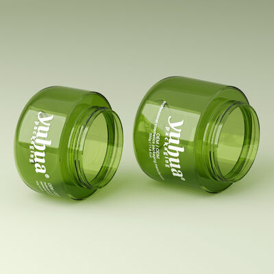 Duidelijke of gekleurde plastic crème pot Ronde vorm Ideaal voor cosmetische crèmes huidverzorgingslotions en schoonheid verpakkingsbehoeften