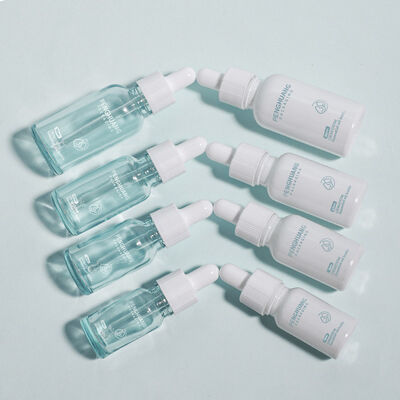 Glas olie dropper Glas fles logo Custom gladde container Ontworpen voor essentiële oliën serums en cosmetische toepassingen