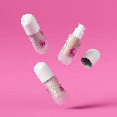 Pump Cap Liquid Foundation Flasken 30ml Customized Logo Professionele cosmetische verpakking voor vloeibare make-upproducten