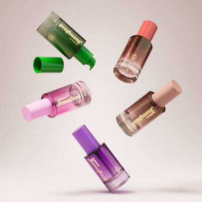 Ronde glazen verpakkingsoplossingen voor huidverzorging die veelzijdigheid en presentatie bieden voor een breed scala aan huidverzorgingsformules