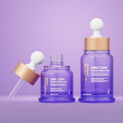 Serum Olie Glazen Druppelfles Gratis Monster Kan Worden Verstrekt Verpakkingsoplossing Voor Essentiële Oliën Serums En Cosmetische Vloeistoffen