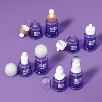 Serum Olie Glazen Druppelfles Gratis Monster Kan Worden Verstrekt Verpakkingsoplossing Voor Essentiële Oliën Serums En Cosmetische Vloeistoffen
