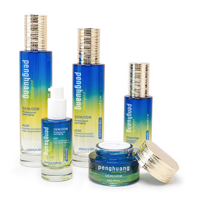 Cosmetische Verpakking Set Met Coating, Op Maat Gemaakte Ronde Verpakkingsoplossingen Bieden Elegante Presentatie en Bescherming voor Cosmetica