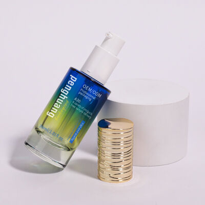 Cosmetische Verpakking Set Met Coating, Op Maat Gemaakte Ronde Verpakkingsoplossingen Bieden Elegante Presentatie en Bescherming voor Cosmetica