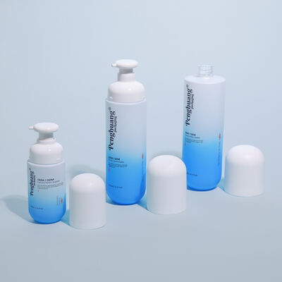 Cosmetische verpakkingen Set met glazen cosmetische flessen gouden dop crème potten lotion flessen aanpasbare verpakking en meerdere maten