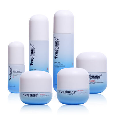 Glazen Cosmetica Verpakking Set met Zeefdruk Oppervlaktebehandeling met Custom Logo en Kleurpersonalisatie