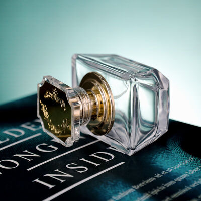 Oem Geaccepteerde olie serum fles met bamboe drupper goud splinter aanpasbare verpakking voor essentiële oliën cosmetische huidverzorging