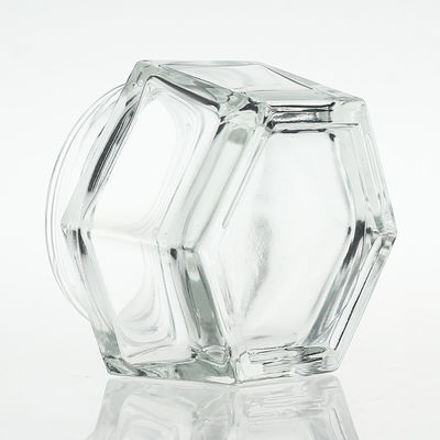 De transparante 30g-Kruik van de Glasfles met Acrylglb voor skincare