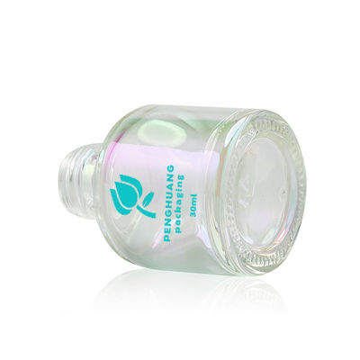 de unieke fles van het ontwerp30ml serum met zilveren druppelbuisje