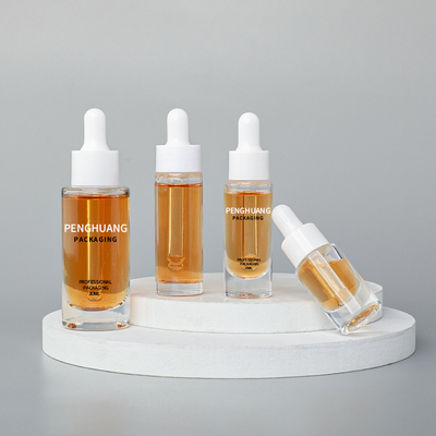 van het het Glasserum van 5ml 10ml 30ml van het de Flessen Kosmetische Verpakkende Glas het Druppelbuisjeflessen