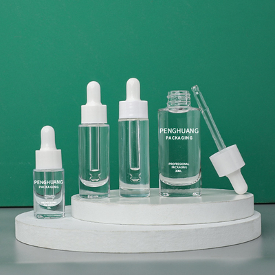 van het het Glasserum van 5ml 10ml 30ml van het de Flessen Kosmetische Verpakkende Glas het Druppelbuisjeflessen