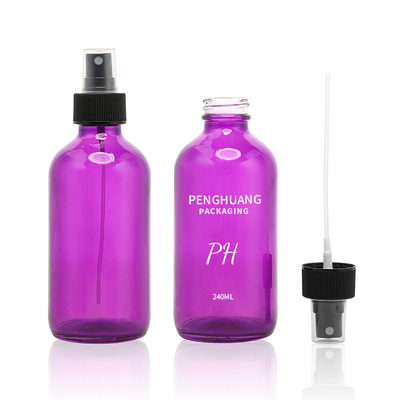 van de de Flessen4oz 2oz Etherische olie van 60ml 120ml 240ml de Purpere Boston Fles van het het Glasdruppelbuisje