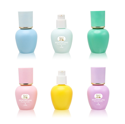 Van de de stichtingsfles van het gepaste kleur30ml glas van de de lotionpomp de in het groot van de de huidzorg fles van de het glas kosmetische stichting verpakkende