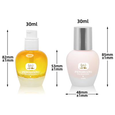 Van de de stichtingsfles van het gepaste kleur30ml glas van de de lotionpomp de in het groot van de de huidzorg fles van de het glas kosmetische stichting verpakkende