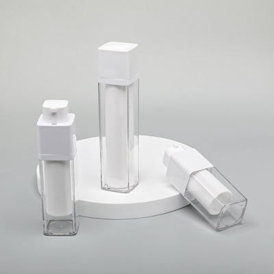 Transparante Plastic Verpakkende Flessen Zonder lucht 15ml 30ml 50ml