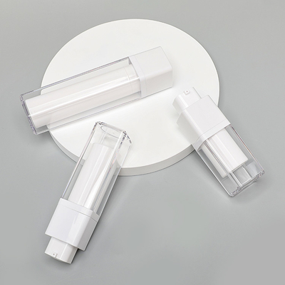 Transparante Plastic Verpakkende Flessen Zonder lucht 15ml 30ml 50ml