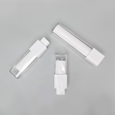 Transparante Plastic Verpakkende Flessen Zonder lucht 15ml 30ml 50ml