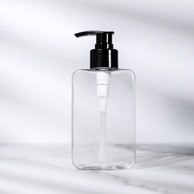200ml rechthoekige HUISDIERENfles met Lotionpomp Aangepaste Kleur