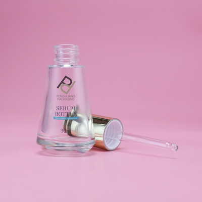 van het de Persdruppelbuisje van 30ml 1OZ de Flessen van het het Glasserum het Hete Stempelen
