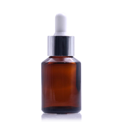 50g Vastgestelde Unieke Room die van de glas de Kosmetische Fles Amber Glass Jar With Lid verpakken