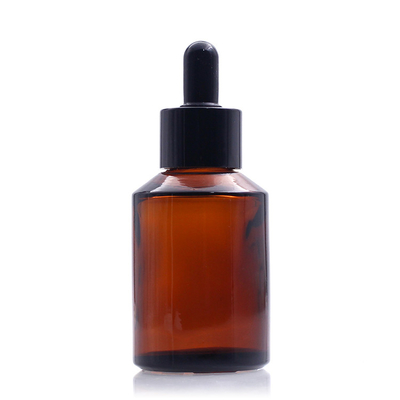 50g Vastgestelde Unieke Room die van de glas de Kosmetische Fles Amber Glass Jar With Lid verpakken