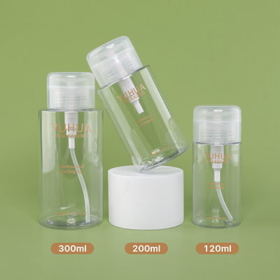 Duidelijke Plastic van de de Flessenpers van het Flessenvlekkenmiddel Verpakkende de Pomptoner 12ml 200ml 300ml
