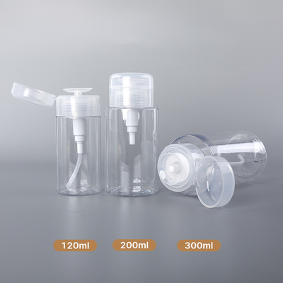 Duidelijke Plastic van de de Flessenpers van het Flessenvlekkenmiddel Verpakkende de Pomptoner 12ml 200ml 300ml