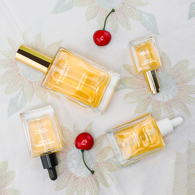 van het het Serumdruppelbuisje van 15ml 30ml 50ml 100ml de Flessenolie de Vierkante Vorm van het Verpakkingsglas