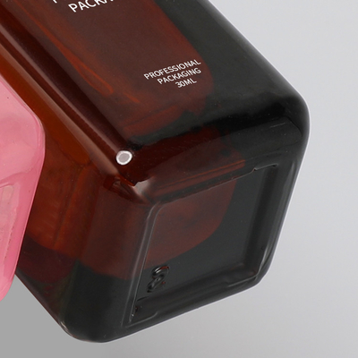 Gouden het Glasflessen Blauwe Roze Groene Amber Semi Color Transparent 30ml van de Pomplotion