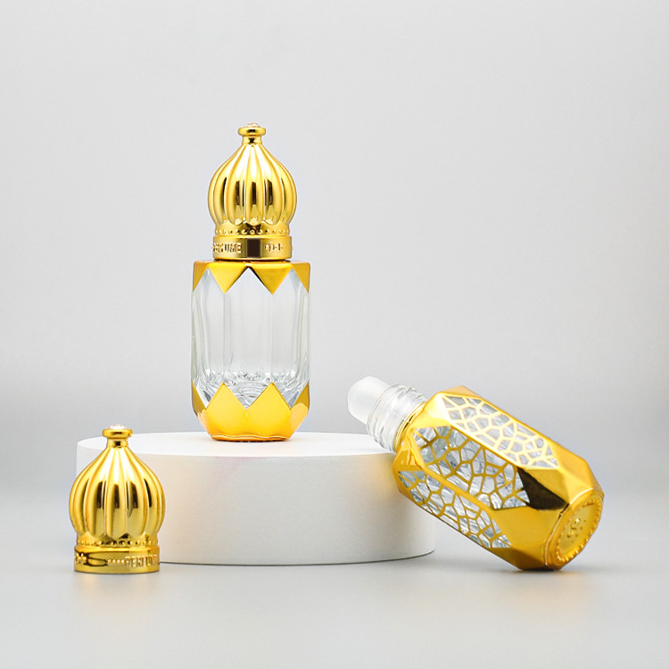 6 ml 8 ml 12 ml lege glazen rol op fles Luxe cosmetische verpakkingscontainer Parfum essentiële olie fles