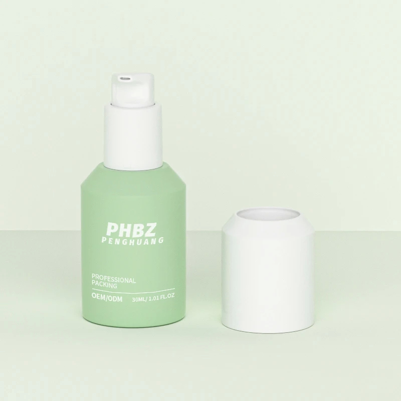 Afdichting Lotion Pump Lotion Glasflessen Eenvoudig en elegant voor het lichaam Lotion Haar olie Serum olie en gezichtsversterker