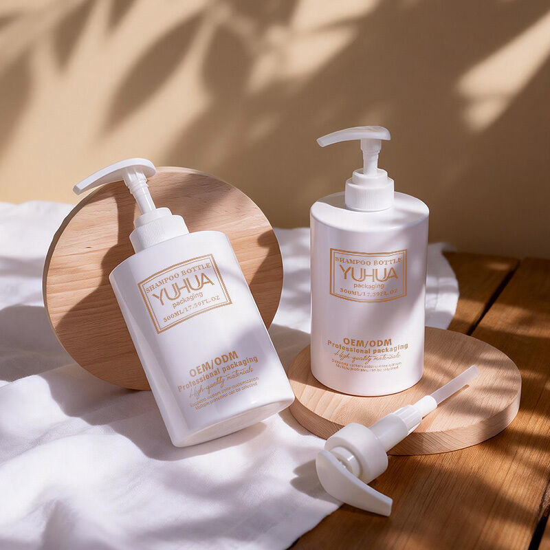 Lotion Plastic verpakkingsflessen Ronde type Customized logo containers voor persoonlijke verzorging schoonheid en gezondheid product verpakking