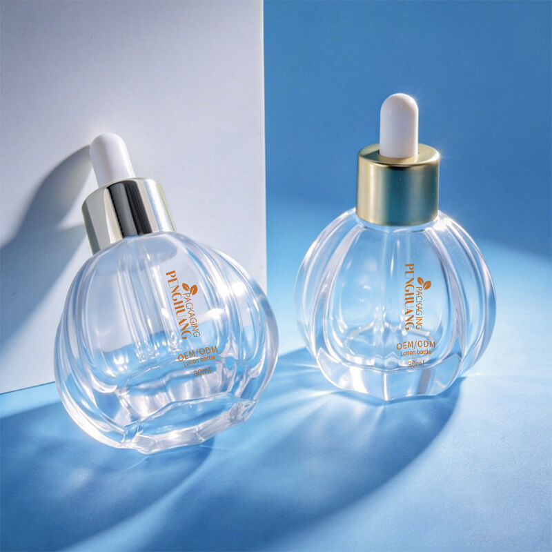 Amber Serum Dropper Bottles Manufactured by Auto Machine Perfect for Essential Oil and Skincare Packaging