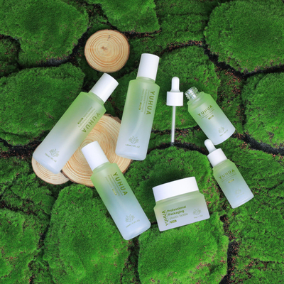 Het Kosmetische Serum Fles Aangepast Logo Skincare Jar van PETG 50ml