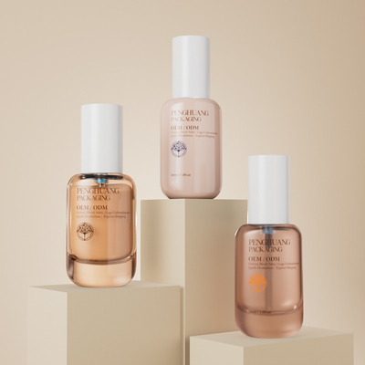 30ml Foundation Flessen Ronde Lege Vloeibare Foundation Glazen Fles