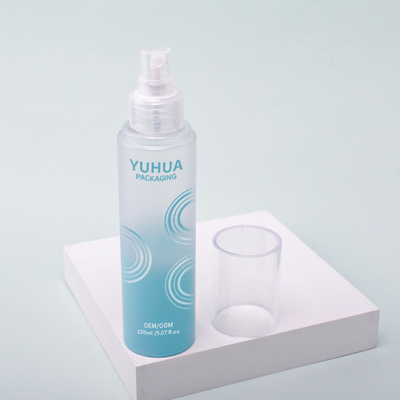 Logo als uw vereiste Plastic spray fles voor vochtinbrengende spray Duidelijke alcohol spray