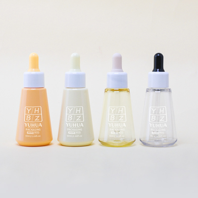 Groothandel zijde-schermprinten Serum druppelflessen 50 ml aanpasbare plastic essence oliefles