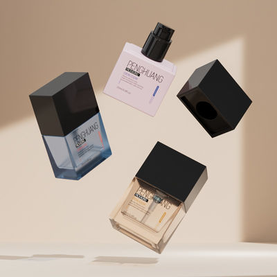 Matte Vloeibare Foundation Flessen voor Vierkante Verpakking 25ml Inhoud Helder Oppervlak