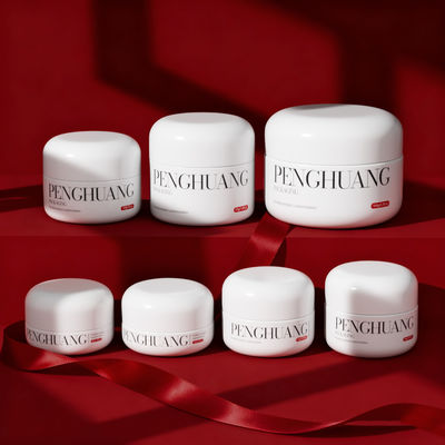 Aangepaste crème glazen potten voor lippenbalsem in wit/transparant/aangepast met aangepast logo en aangepaste kleur/bedrukking