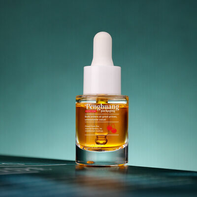 Serumdruppelflessen lekbestendig luchtdicht ontwerp met aangepaste kleur en logo drukwerk perfect voor luxe cosmetische verpakkingsbehoeften