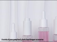 De Fles van de het Serumlotion van de douane Duidelijke Cilinder 30ml 40ml 50ml 60ml Verpakking