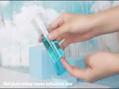 van de de Make-upverwijdering van 50ml/60ml PET+PP de Verpakkende Fles met de grootte van de Perspomp samll gemakkelijk uit te voeren