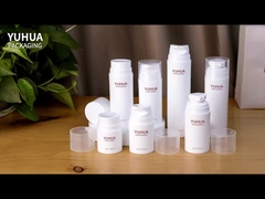 Aangepaste de Vacuümpompfles van Logo Cylinder pp voor Kosmetische Verpakking