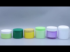 Grote Grootte Berijpte Plastic Kruikcontainer met Flip Cover 180ml 240ml 300ml