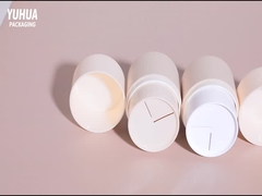 Huidverzorgingscrème Plastic verpakkingspotten met bevroren afdruk in PP