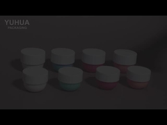 luxe cosmetische plastic pot met deksel