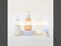 Blauwe Olie Serum Fles De Perfecte Toevoeging aan Uw Huidverzorgingsroutine