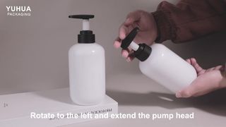 500 ml PET-cosmetische flesverpakkingsoplossing